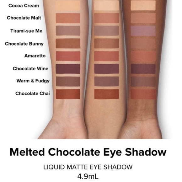 Too Faced Melted Chocolate Matte Eyeshadow in Shade Chocolate Malt, .16 FL. OZ. - Picture 3 of 13